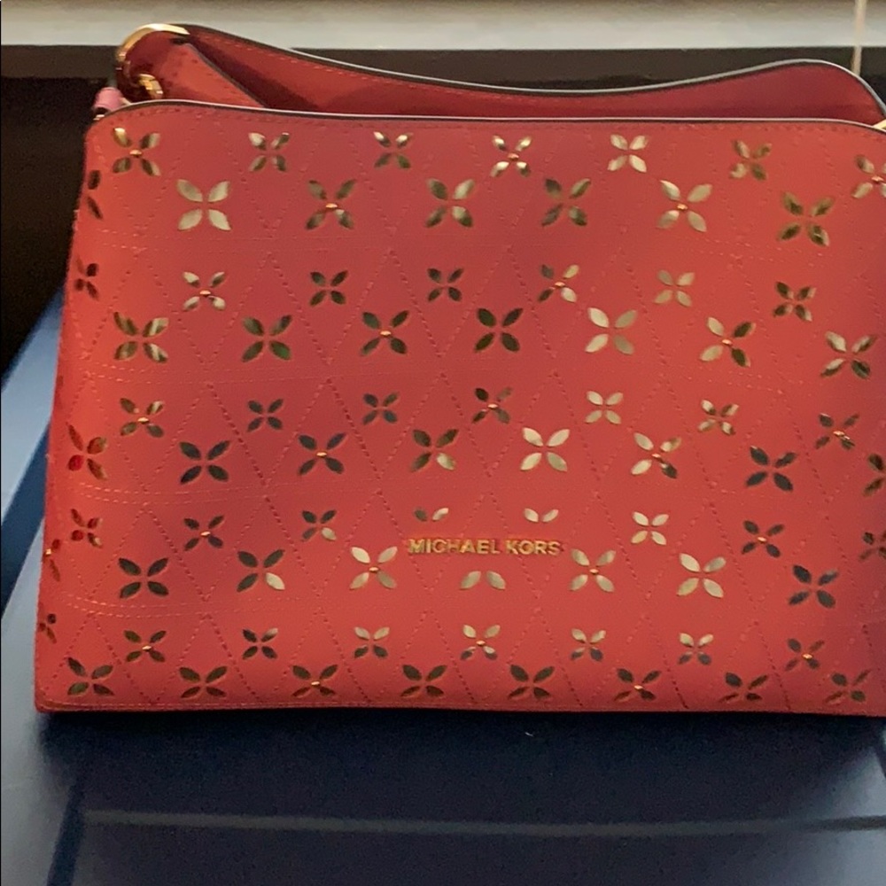 Michael Kors darker pink purse NWT